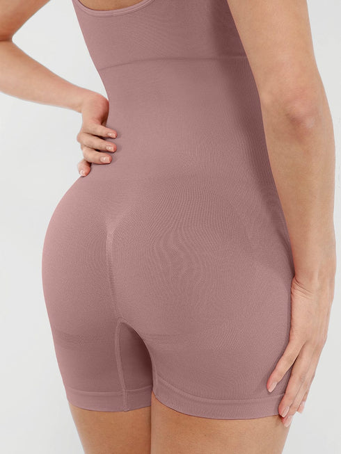 Well-in Vogue Seamless Bust Support Waist and Abdomen Shaping Butt Lifting Jumpsuit